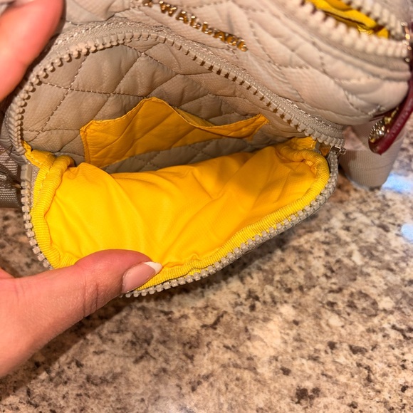 MZ Wallace Beige Quilted Crossbody Bag - Picture 8 of 8